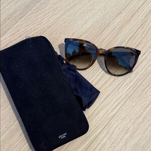 Celine Brown Sunglasses with Black Case